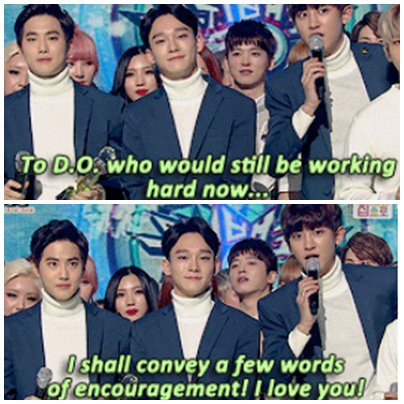 mostlychansoo's tweet photo. And of course Chanyeol will never get tired to express to the world his feelings for Kyungsoo ❤️ https://t.co/iEIdLgb8wr
