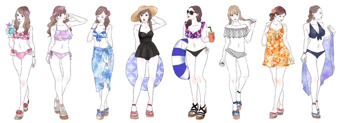 ファッションイラストのtwitterイラスト検索結果 古い順