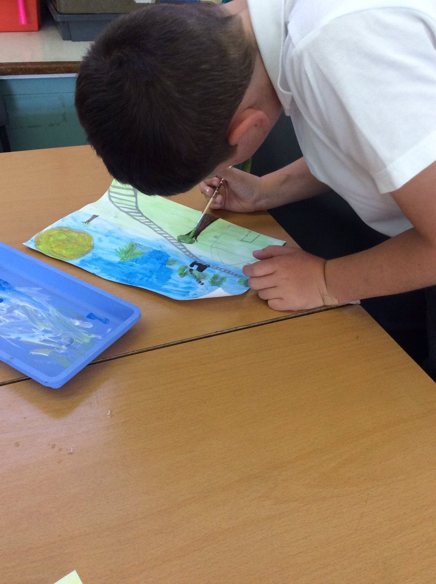 BroughPrimary's tweet photo. Y3 - We've finished our Turner inspired Goathland landscape paintings. #williamturner #arttopic https://t.co/DbU4IqjvRn