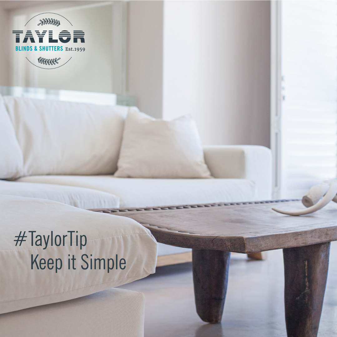 TaylorShutters's tweet photo. #TaylorTrends Reduce clutter, simplify colour schemes &amp; let natural light work its magic. https://t.co/y9NrgxDw9p