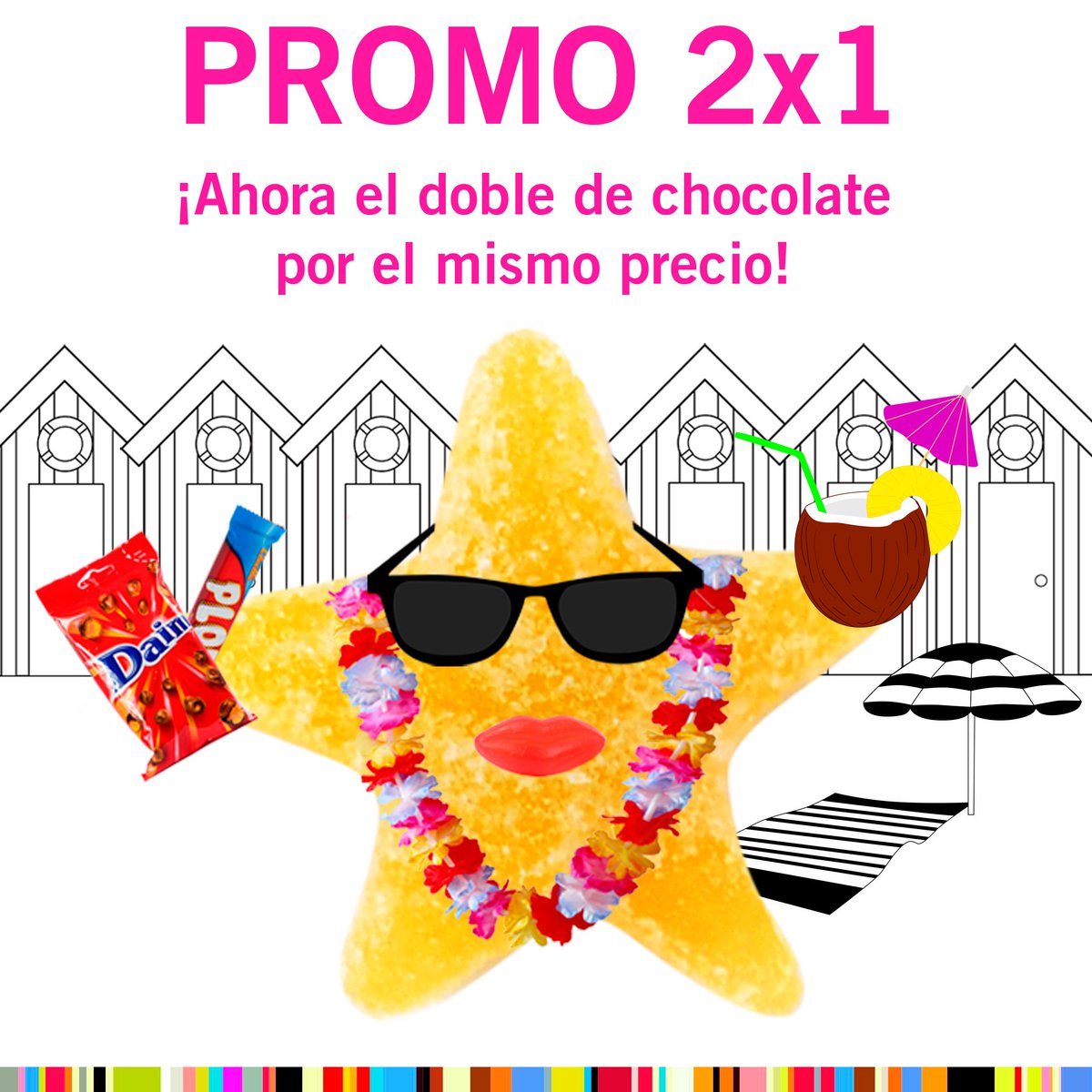 Amantes del chocolate, ¡esto os interesa! Podréis disfrutar el doble de nuestras chocolatinas pagando sólo la mitad bit.ly/2uUAxg3