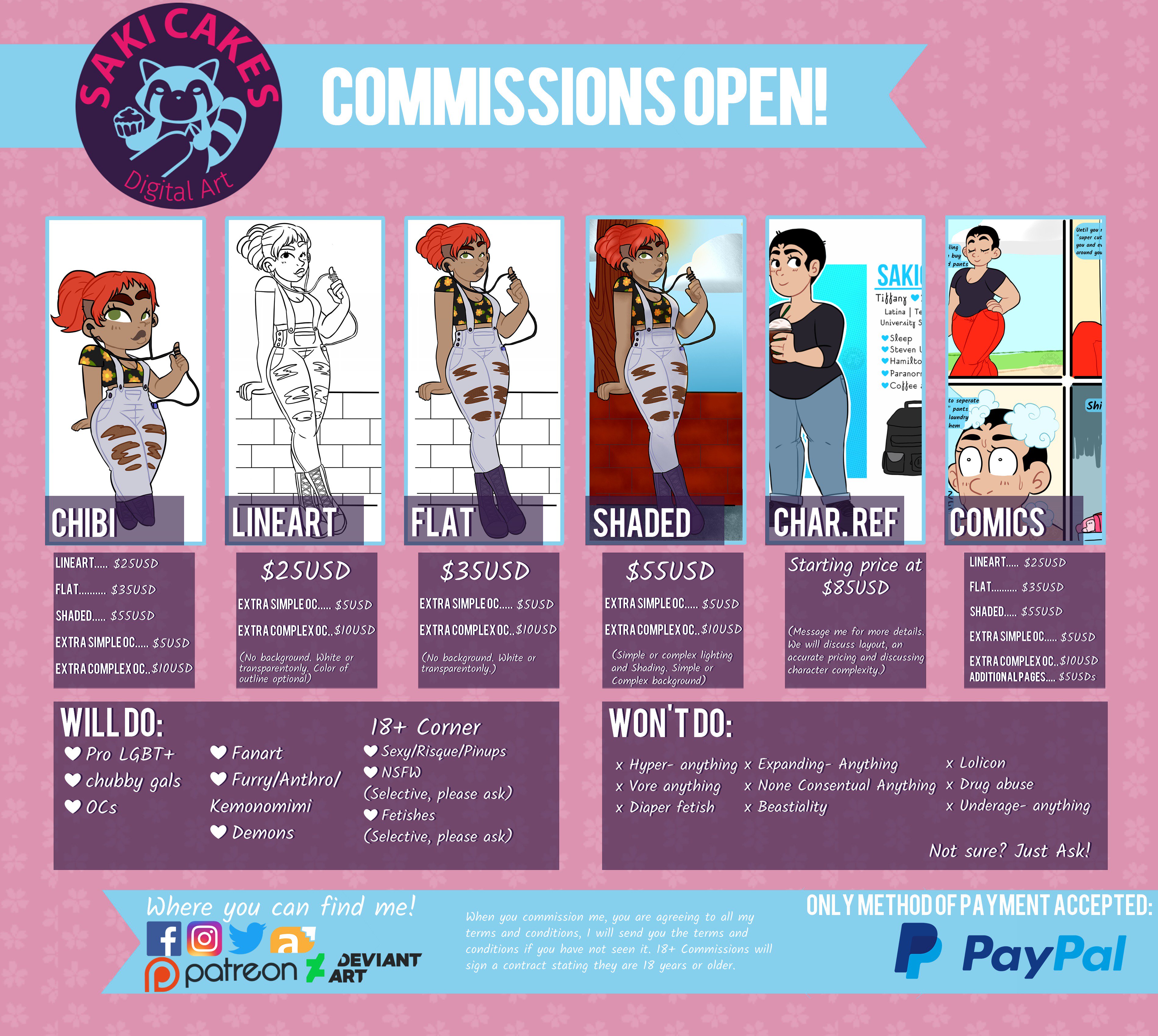 DEAD ACCOUNT on X: &ldquo;Commissions are open! Terms and Conditions 