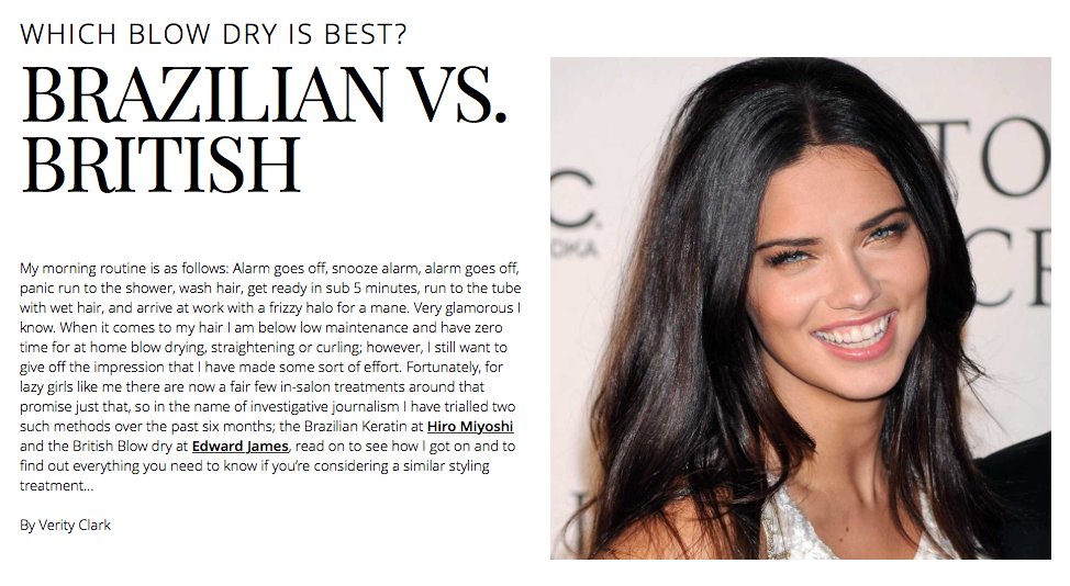 Fox__Comms's tweet photo. WHICH BLOW DRY IS BEST?
BRAZILIAN VS. BRITISH via @feelunique ft @EJLondonAveda https://t.co/8JelLYoCq5 #FoxPRWellness https://t.co/xoYaJ2W1yq