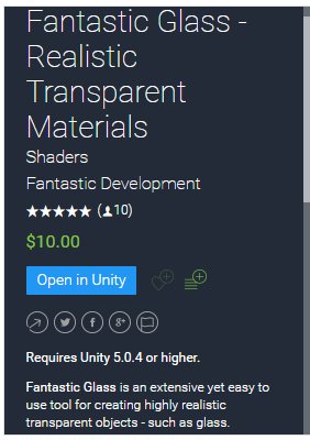 DevFantastic's tweet photo. 10 ratings in, we're proud to see Fantastic Glass is still 5/5 stars on the #unity3d #AssetStore 😎 https://t.co/Tz1YSAQbXZ