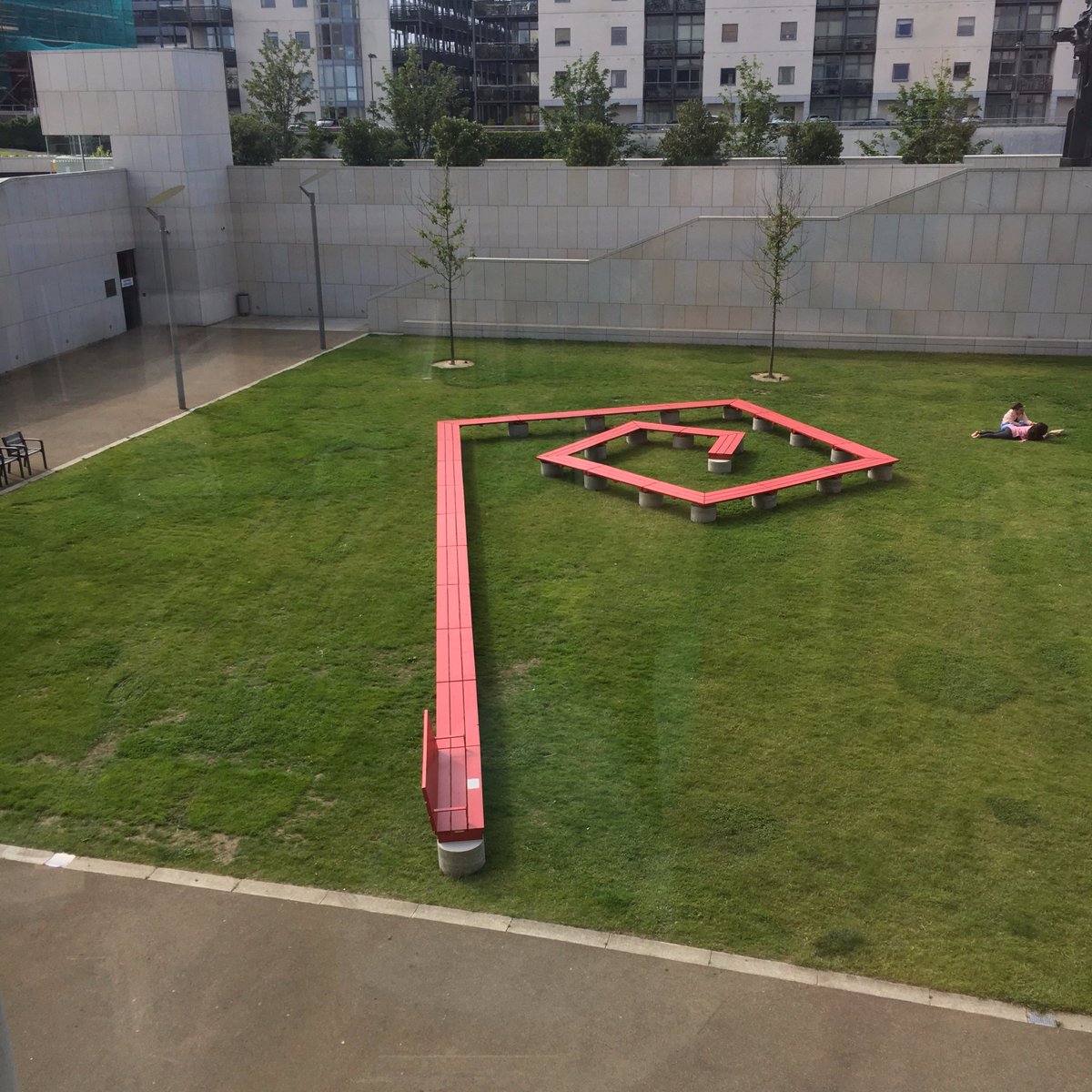 alan_meredith's tweet image. The Red Jetty at DRL LexIcon Library by A2 architects and Alan Meredith Studio