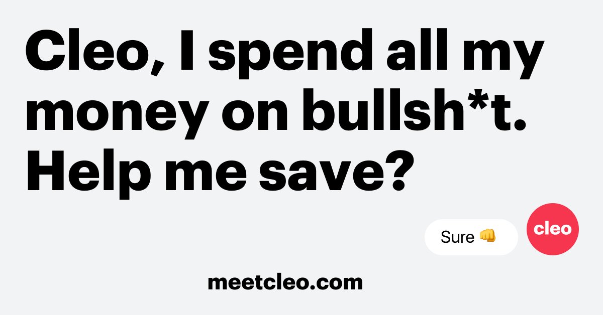 🔥FEATURE ALERT🚀 AUTO-SAVING👌 Cleo can now help you save for that holiday, sesh or just for a rainy day. Just say 'Auto Save' in Messenger!