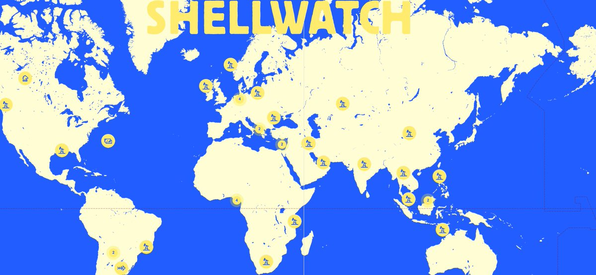 Shellwatch's tweet photo. Waar investeert @Shell en waarin? Neem een kijkje op deze interactieve kaart: https://t.co/X1ADzEnyrI . #ShellWatch #ShellKnew. https://t.co/gfvP0XcF4J
