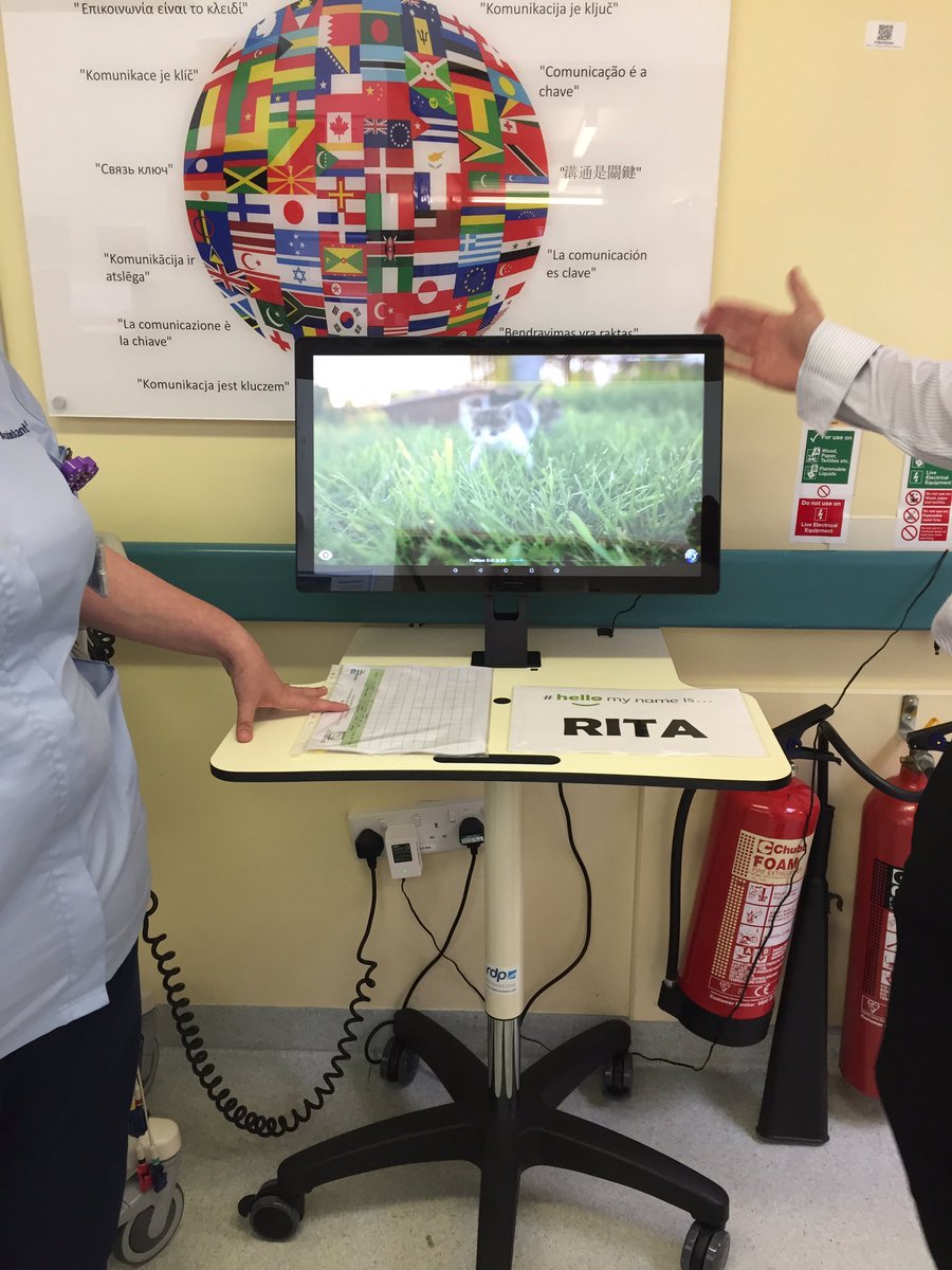 Excitement all round as RITA arrives on the wards <a href="/ULHT_News/">NHS United Lincs</a> Pilgrim @MyDementiaNetwk <a href="/MelvinWar2004/">Michelle Rhodes</a> #makingadifference #dementia