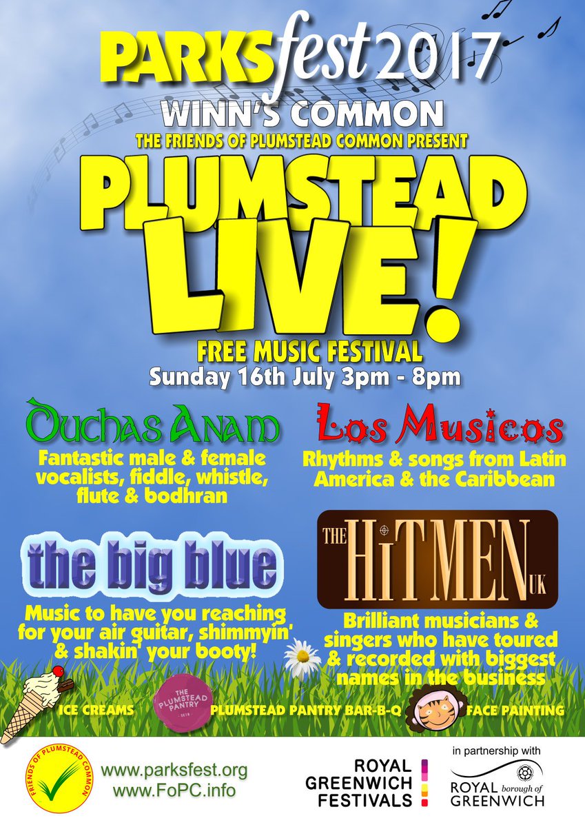 We have a face-painter coming to Plumstead Live. It will be a great day out for the family!