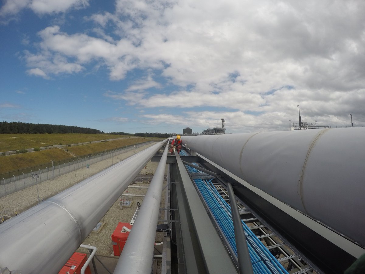 jcaccess2's tweet image. Rope access UT inspection on pipework #JCAccessSolutions #Ropeaccess #views
