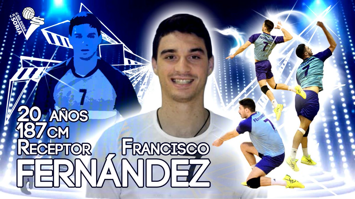 rioduerovoley's tweet photo. El @cvrioduero #soria se refuerza con el receptor murciano de 20 años Francisco Fernández @965Fran  ¡Bienvenido Fran! #voley https://t.co/fZOv28qE72