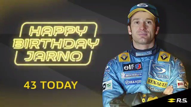 Happy birthday Jarno Trulli! 43 years young today!  