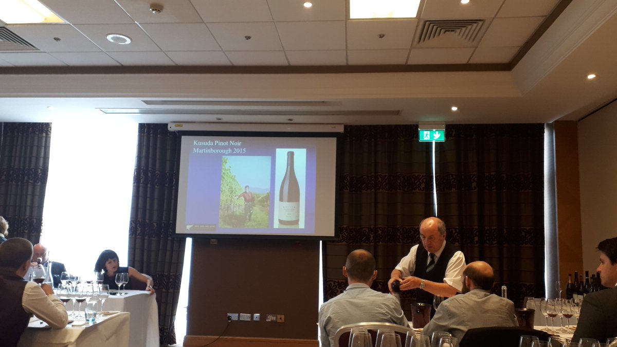 winetastingire's tweet photo. Thank you #kusuda for the opportunity to try your stunning Pinot Noir @JulieDupouy1 @ronan_sayburnms @nzwine @smullenj https://t.co/1Y0WUg8xjO