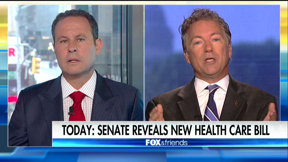 FoxNews's tweet photo. .@RandPaul: "I can't vote for something that doesn't repeal ObamaCare and doesn't fix it." https://t.co/Cb3Jtf5RHl https://t.co/9DisGuA87L