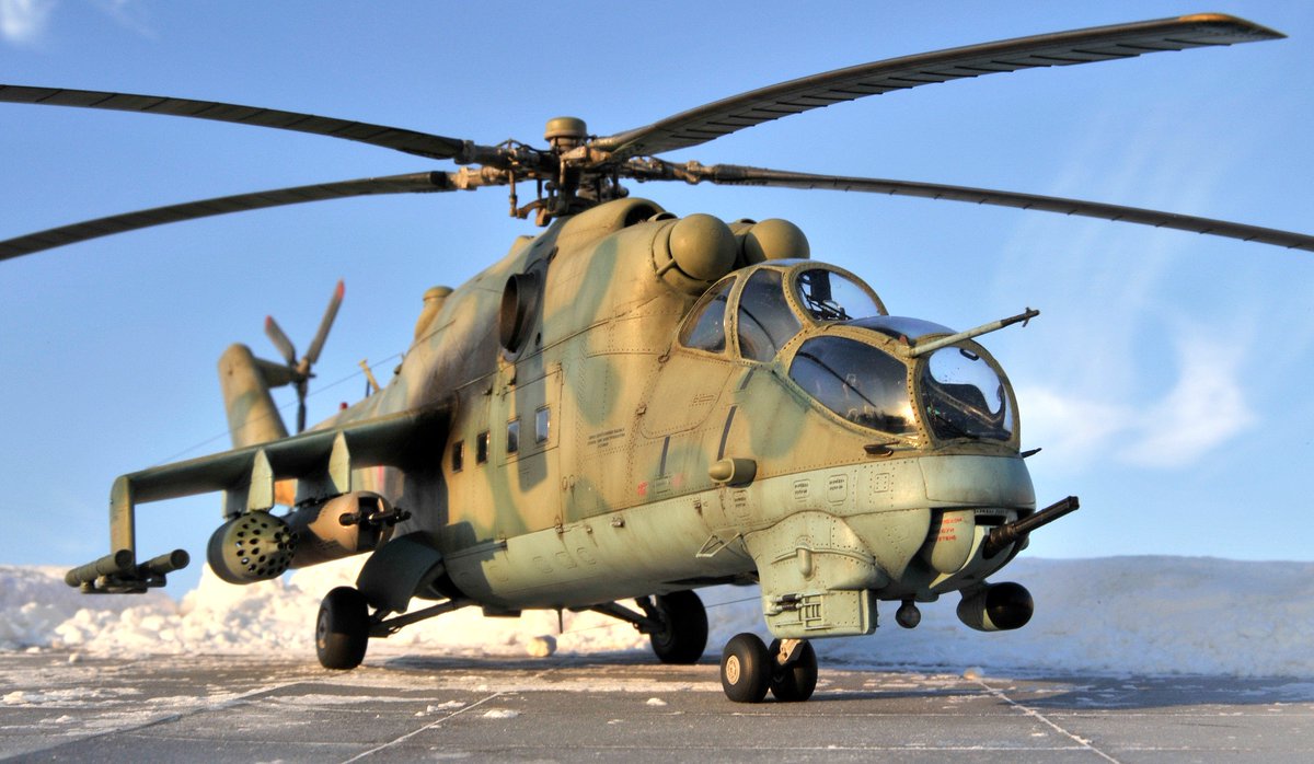ロシアのヘリっていいよね その6 Mil-24 ハインド（トランペッター 1
