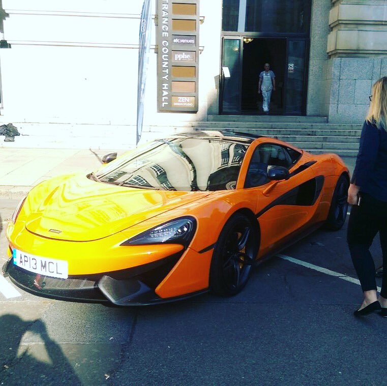 etcvenues's tweet photo. Imagine the future where this car would drive itself... that's the topic of today's conference at #etccountyhall #FISITAPLUS #AI #Technology https://t.co/kIrJvR0y46