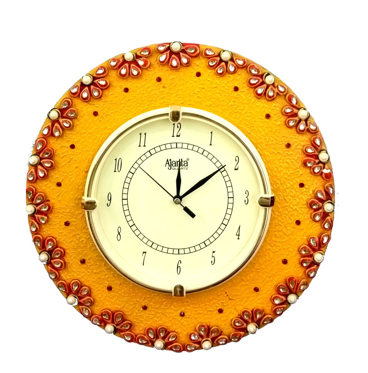 akankshaart's tweet image. #decorativeclock ebay.com/itm/1225863644… @ebay buy today, @eBayHotSales #papermache #clock #walldecor #decor #Collectibles