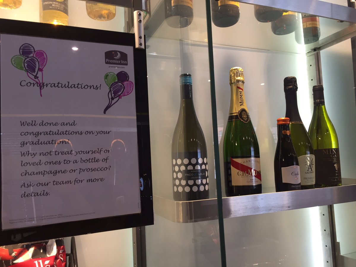 Ready for the graduates this year with our bottles of champagne &amp; prosecco. Congratulations to all students!