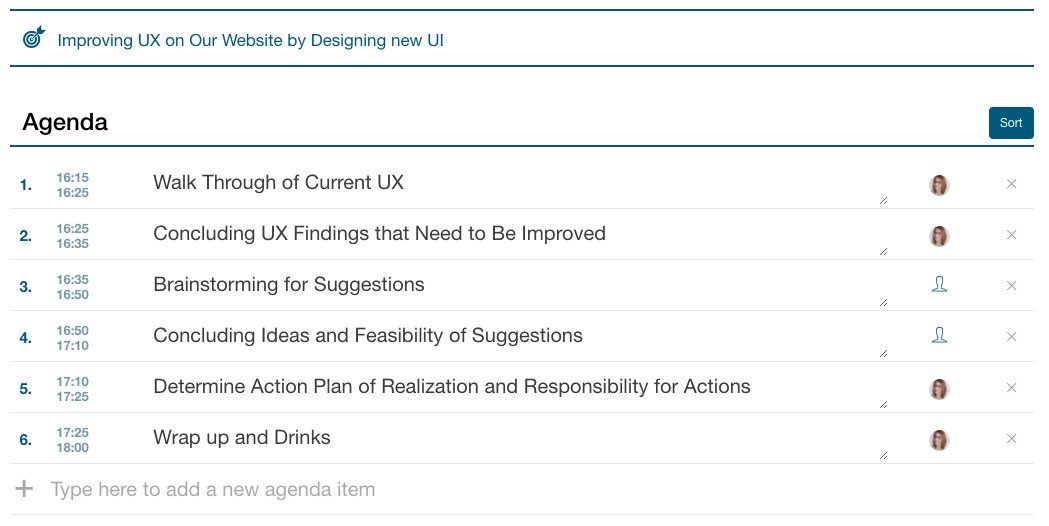 RocketMeetings's tweet photo. Do your meetings actually come with an agenda? If not have a look at https://t.co/wgmHCbcmTL and plan awesome meeting agendas in no time. https://t.co/UIXQlQI0HB