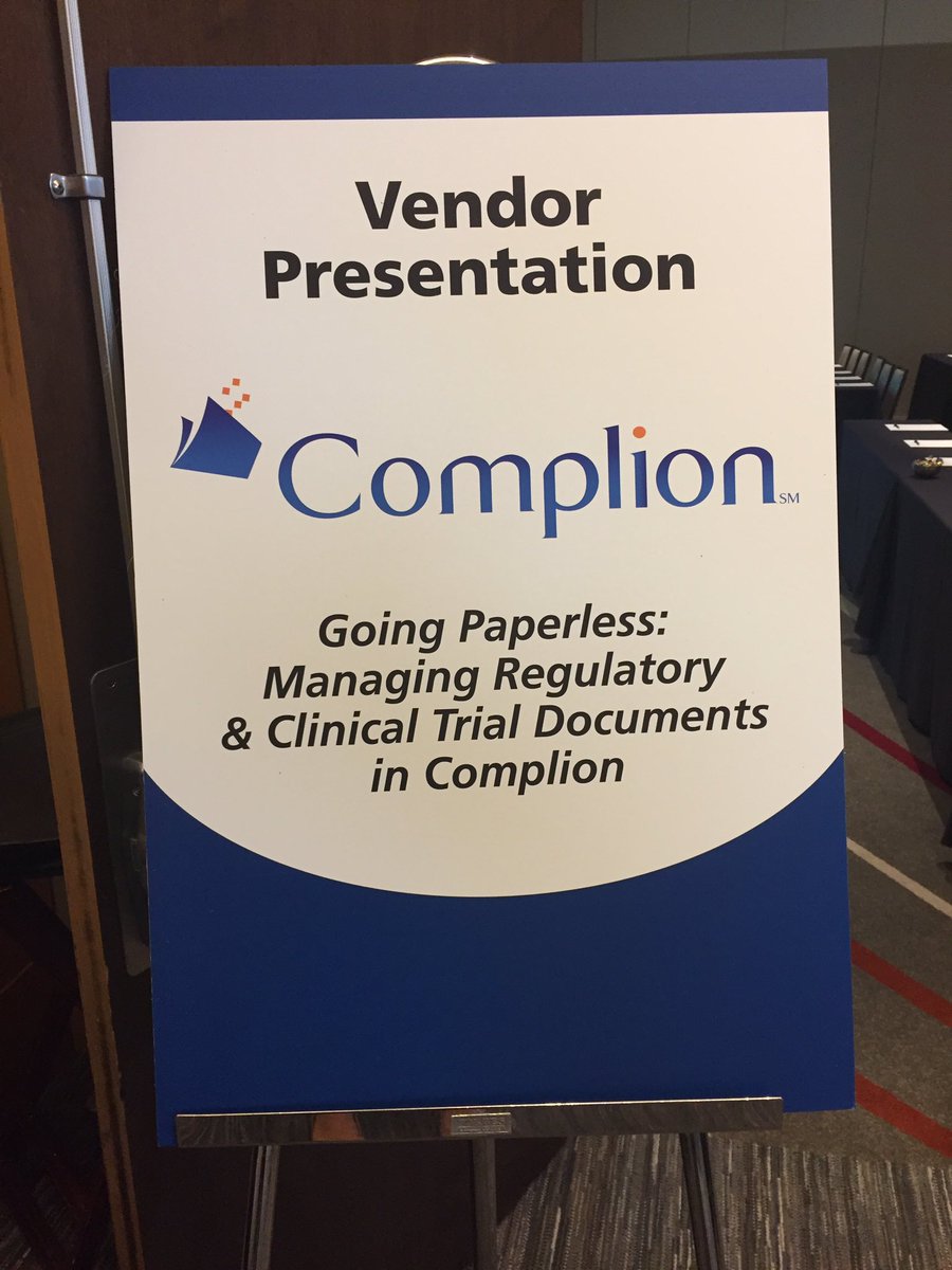 ComplionInc's tweet photo. Don't miss Rick Arlow's presentation this morning at @AACI_Cancer #aacicri! https://t.co/FgJF1qr0vp