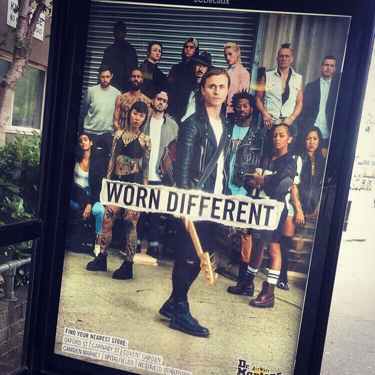 Hugely excited to be one of the faces of the new <a href="/drmartens/">Dr. Martens</a> ad campaign #worndifferent 🎸
