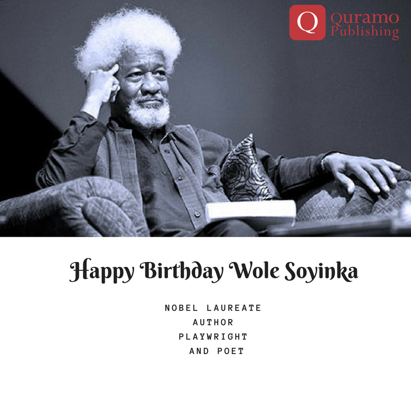 Happy Birthday Wole Soyinka.     
