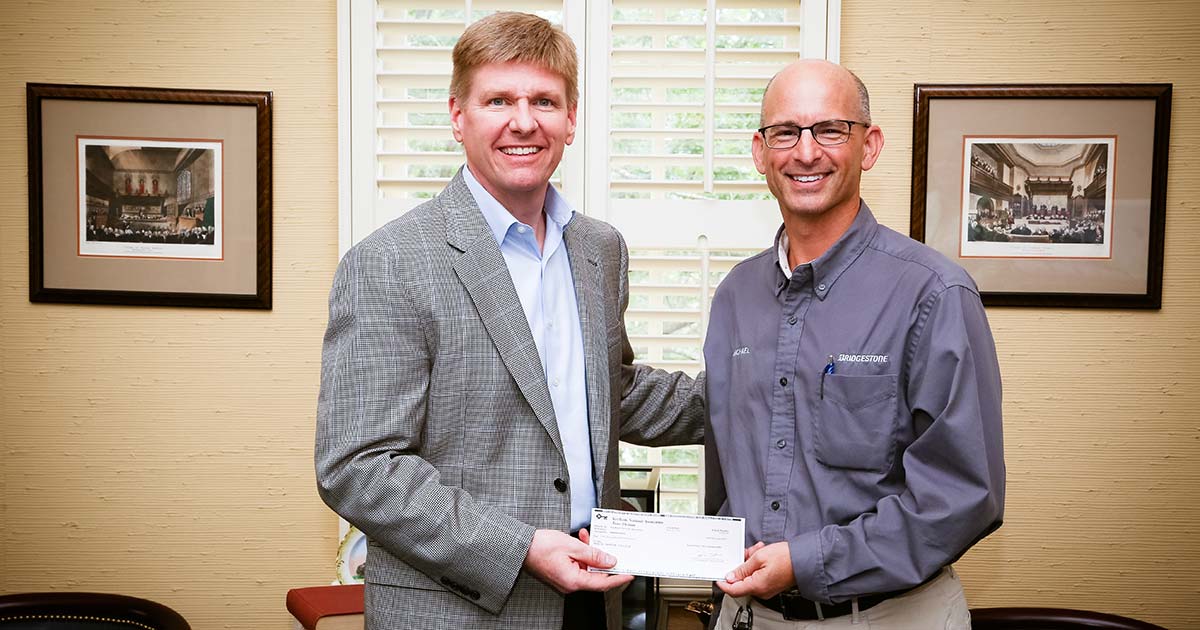 bartoncollege's tweet photo. Bridgestone Americas gives $10k grant for emotional intelligence instruction at #BartonCollege. @Bridgestone 
https://t.co/FppX8UspWj https://t.co/ZjJrD9c74o