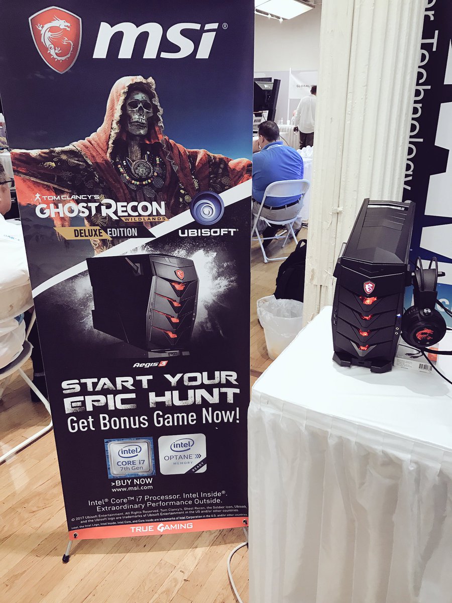 bhphoto's tweet image. Spotted at #ceweek2017: @msiUSA creating and designing top-tier gaming gear.