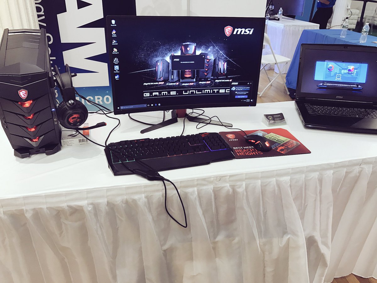bhphoto's tweet image. Spotted at #ceweek2017: @msiUSA creating and designing top-tier gaming gear.