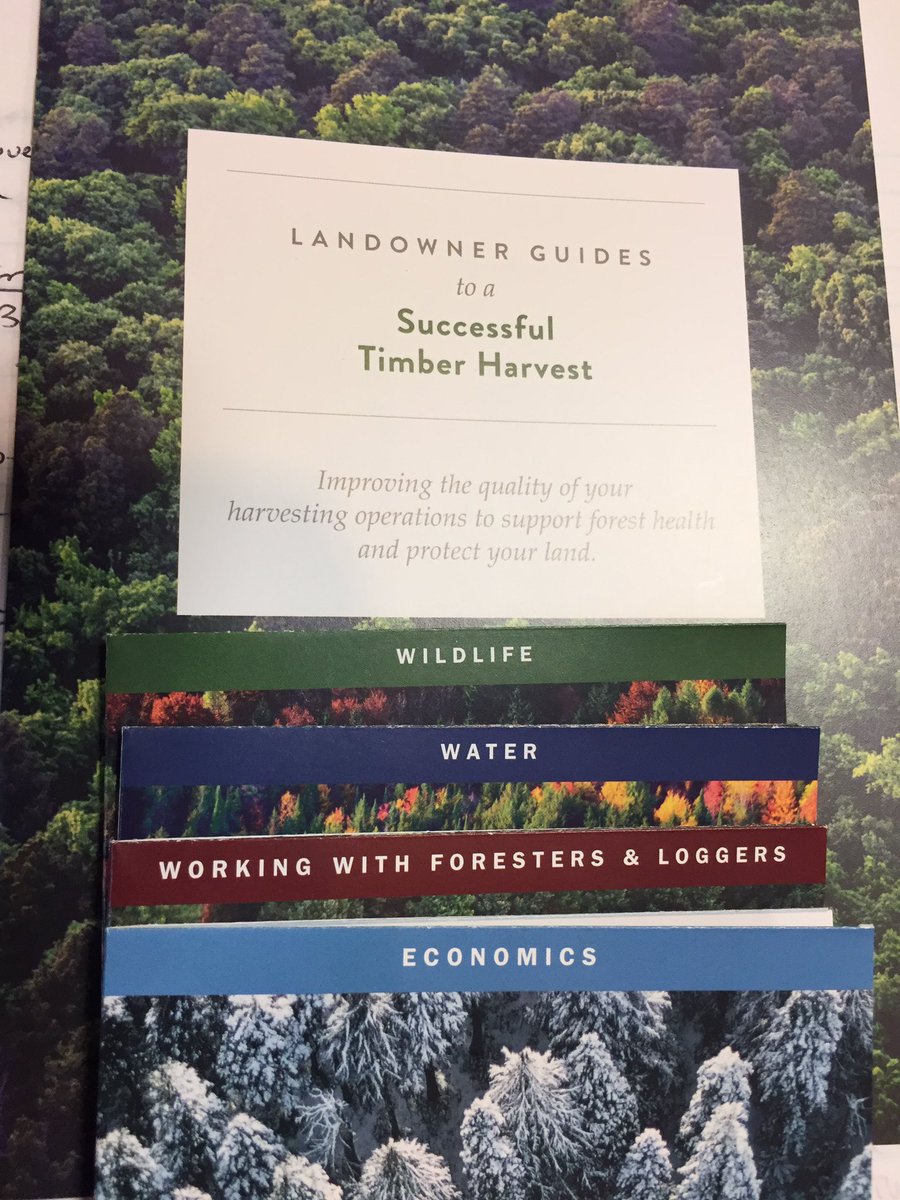 shortj's tweet image. Fantastic resource from VT FPR- Landowner Guides to a Successful Timber Harvest @vtfpr_commish fpr.vermont.gov/forest/your_wo…