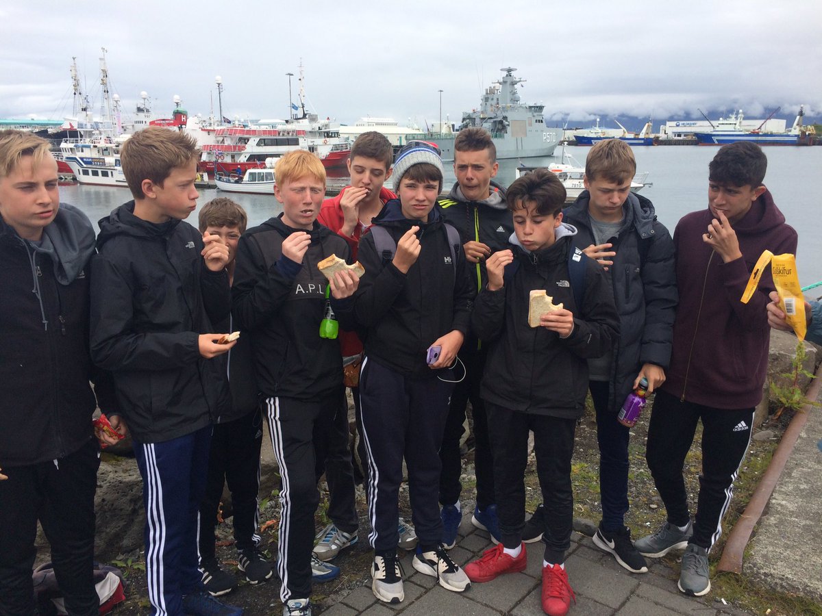 BSCSMFLTrips's tweet photo. @BSCSIceland Tasting a local Icelandic delicacy - fish crisps https://t.co/y0g4QpZVCl