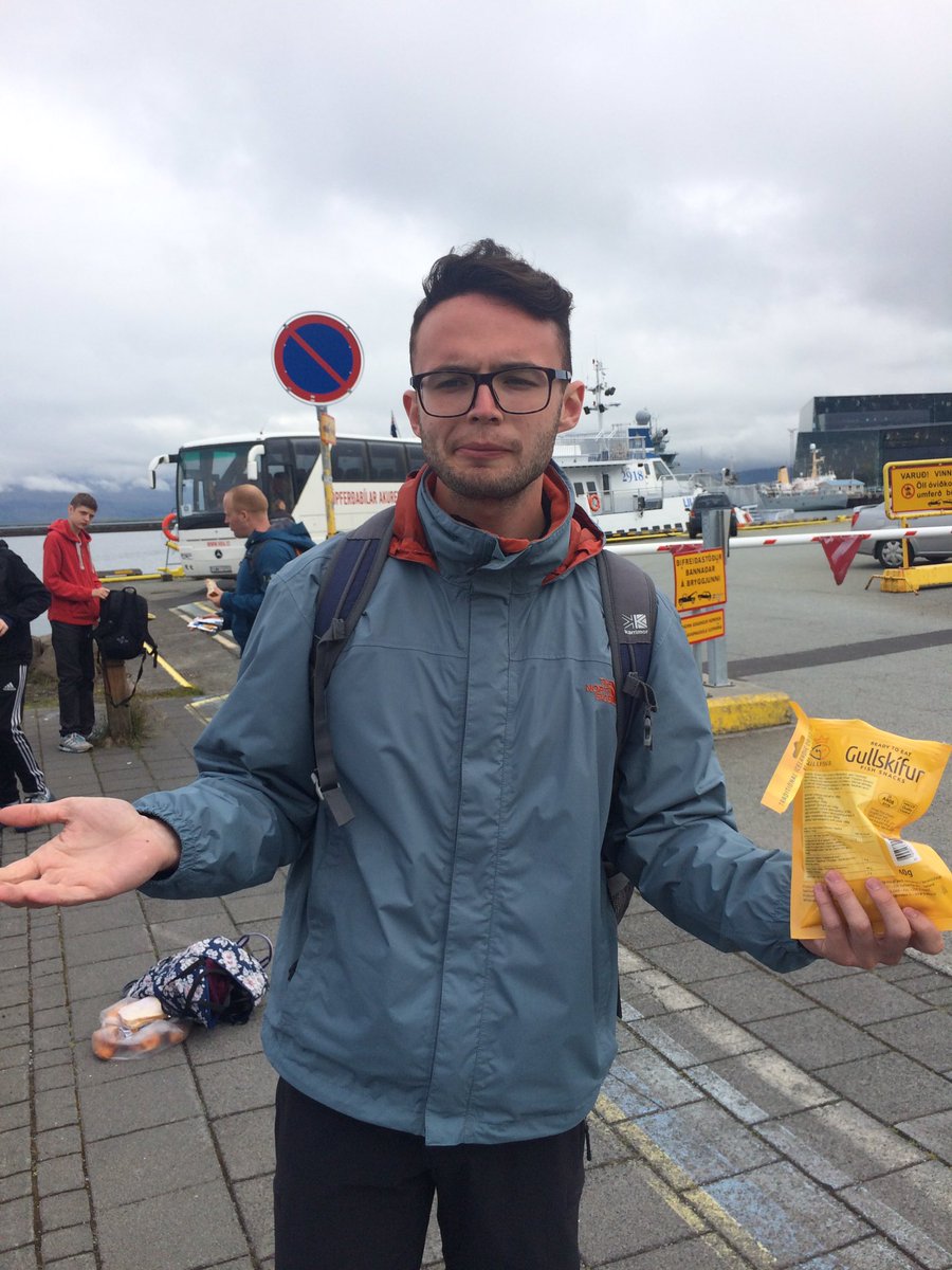 BSCSMFLTrips's tweet photo. @BSCSIceland Tasting a local Icelandic delicacy - fish crisps https://t.co/y0g4QpZVCl