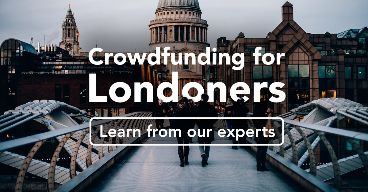 crowdfunderuk's tweet photo. Crowdfunding for Londoners Online Training - Introduction to crowdfunding  https://t.co/1eagX5pPX9 #crowdfunding #london #crowdfunder https://t.co/3uPeECmmLd