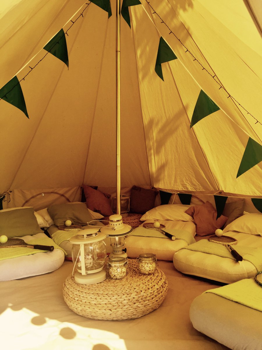 mThe #belltent company that goes above and beyond.  Here is our tennis sleepover tent #Wimbledon #Cheshire