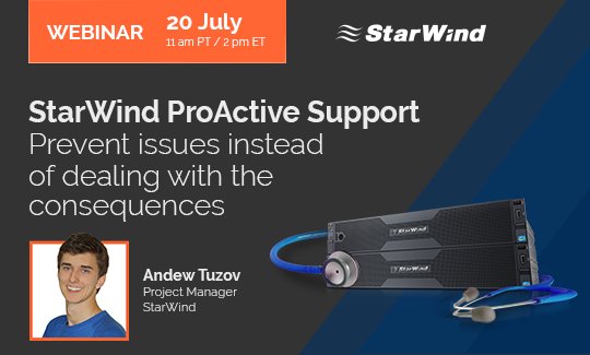 starwindsan's tweet image. Learn how StarWind #ProActiveSupport ensures your services #availability and #datasecurity
Register now: starwindsoftware.com/starwind-proac… #StarWind