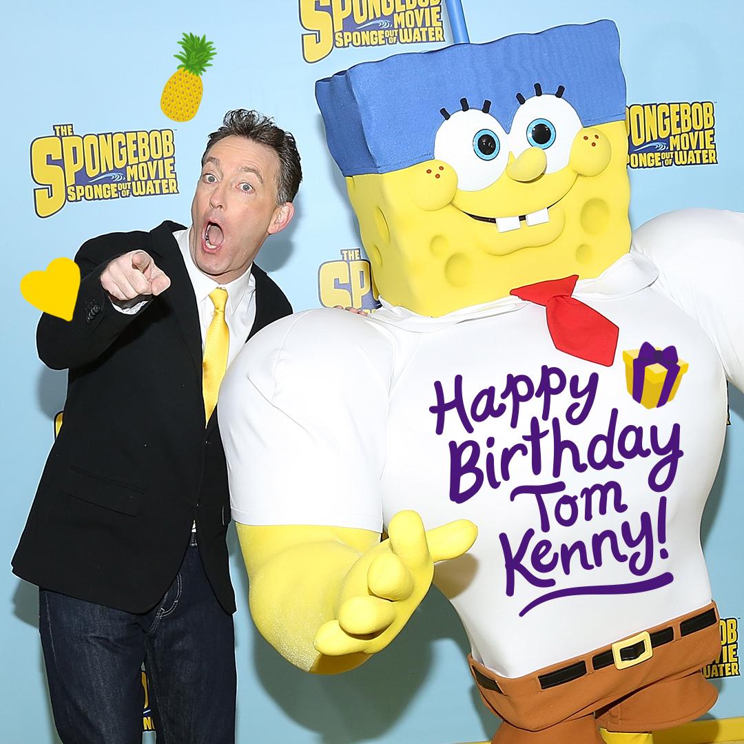 #HBD to the man behind the sponge - Tom Kenny! 🍍 #SpongeBob