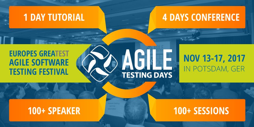 AgileDevPrac's tweet photo. You won't find 
that many awesome int. speakers
or the unique family feeling of #AgileTD
anywhere else soon
BOOK NOW https://t.co/G1OUqbOpKp https://t.co/9u1dae1529