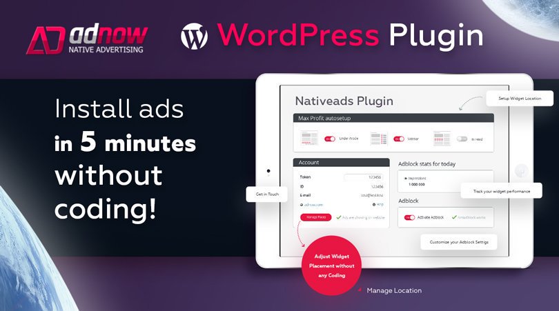 AdnowCom's tweet photo. Glad to share with you a detailed review of #adnowcom #wordpress plug-in #nativeads #onlineincome https://t.co/r7cFGesQMJ https://t.co/33Inkft0fh