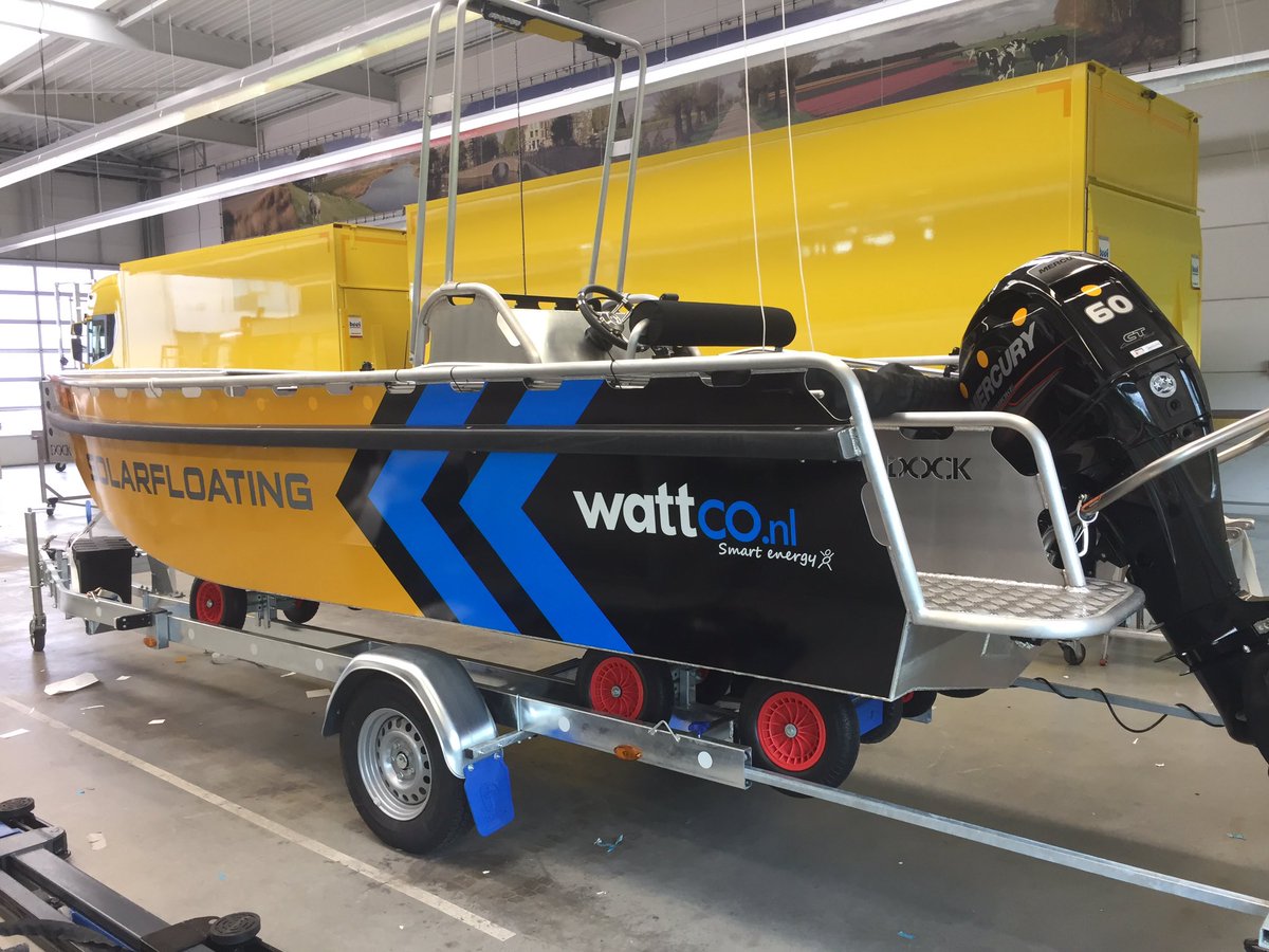 Eindresultaat boot en trailer voor <a href="/WattcoNL/">wattco</a> is geweldig! #ennumetersmaken