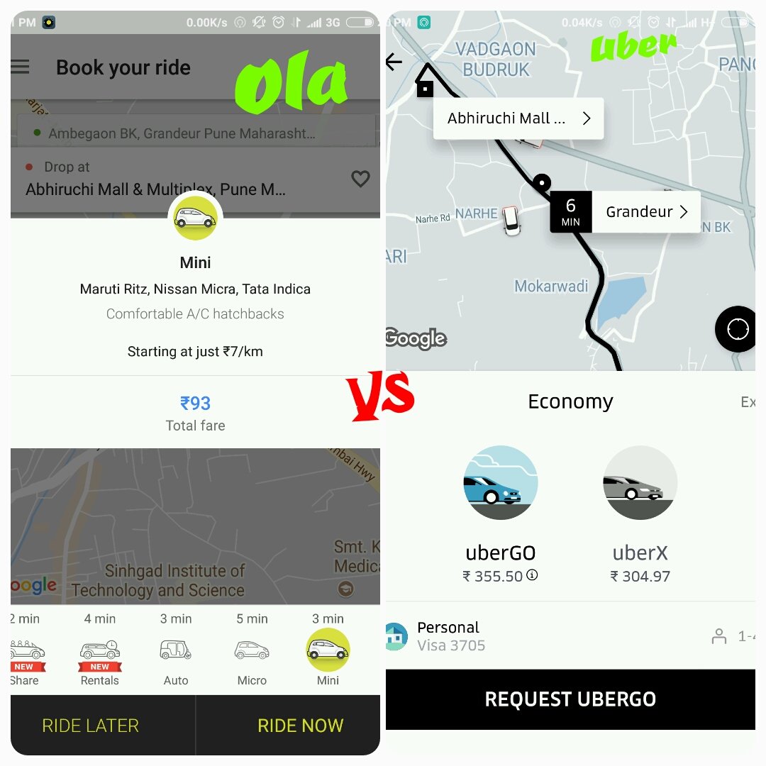 sumeet_srj's tweet image. Looks like a bug in @Uber_India app I can provide more examples #Uber #UberBug #UberIndia #UberGo
