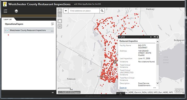 Like to dining out in Westchester County?  See how your favorite County Restaurant stacks up against the rest.   arcg.is/2tMmISx