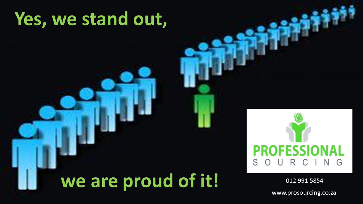 ProSourcingZA's tweet image. #standout 
#proud 
#recruitment 
#hiring
#we #lead