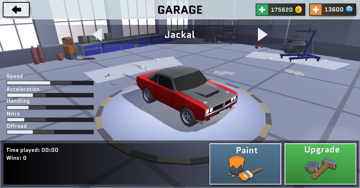 How do you like our new garage?  #SkidStorm #gamedev