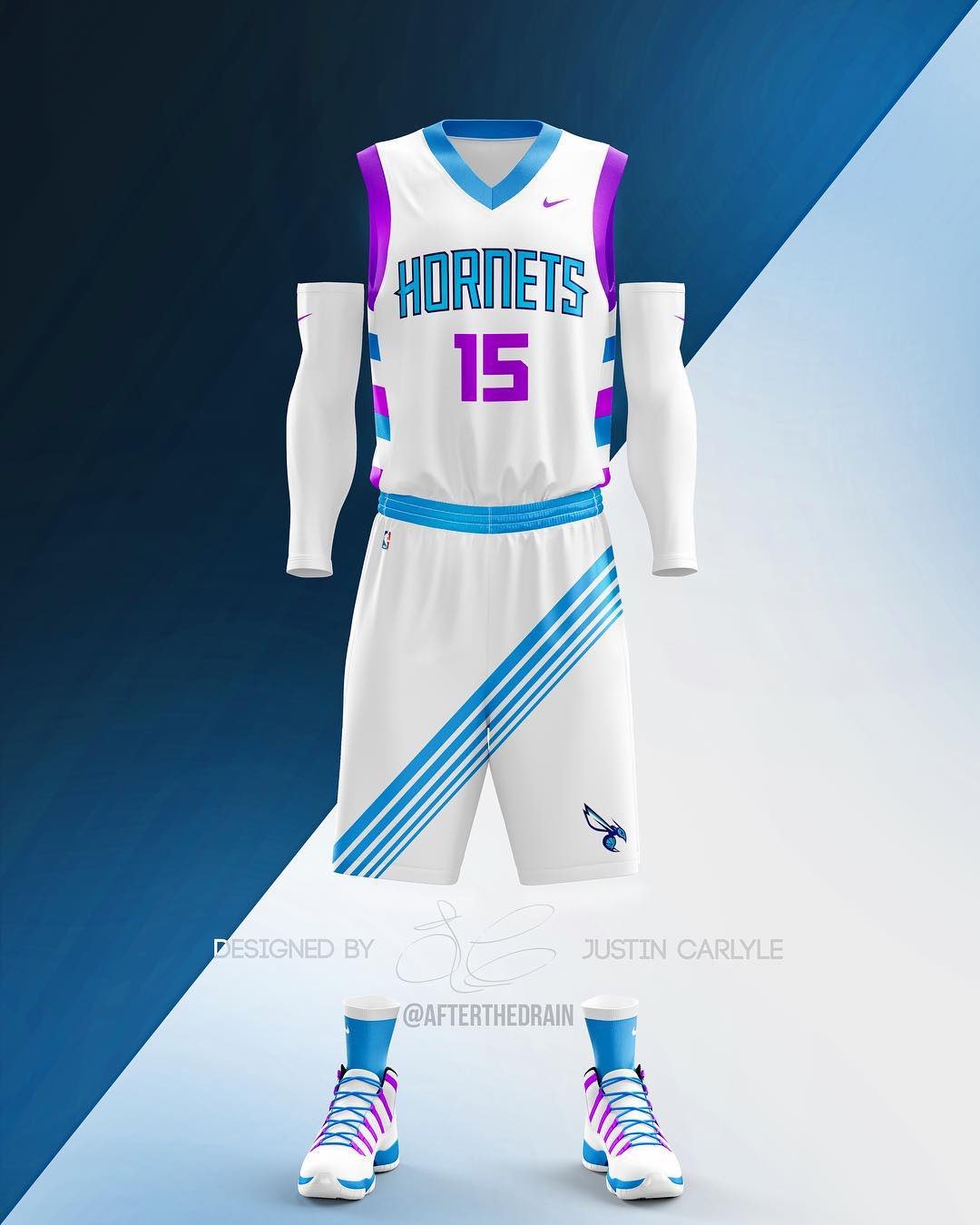 Justin Carlyle Design on X: Custom @hornets alternate jersey