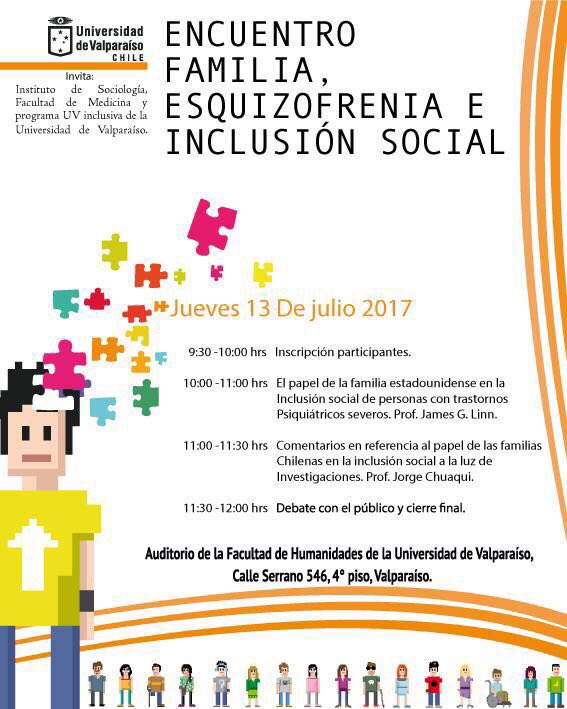 UVInclusiva's tweet photo. Les estamos esperando en el "Encuentro Familia, Esquizofrenia e Inclusión Social" @uvalpochile @Senadis_Valpo https://t.co/bxWS32HMv8