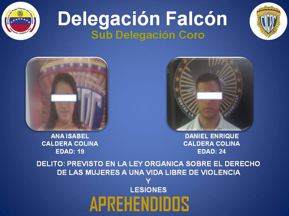 @sdcorocicpc CAPTURA DOS SUJETOS POR DELITO DE LESIONES Y VIOLENCIA DE GENERO <a href="/cramirezCICPC/">Ramirez CICPC</a> <a href="/cacsvzla/">Cesar Cardenas</a> @darwincicpc <a href="/DouglasRicoVzla/">Douglas Rico</a>