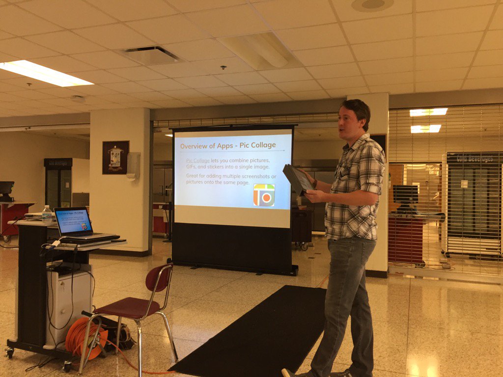 anneleftwich's tweet photo. @ETRoundup presenting #techEZ #INeLearn #appsmashing https://t.co/PqsfJehcll https://t.co/TdooDqZ5VC