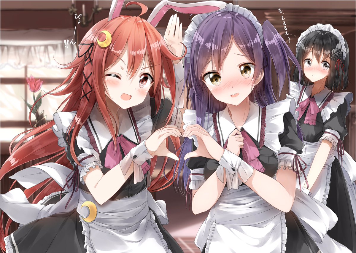 ぺんたごん Na Tviteru 夏コミ本から メイド卯月 萩風 羽黒 ぺんたごん Na Tviteru 夏コミ本から メイド卯月 萩風 羽黒
