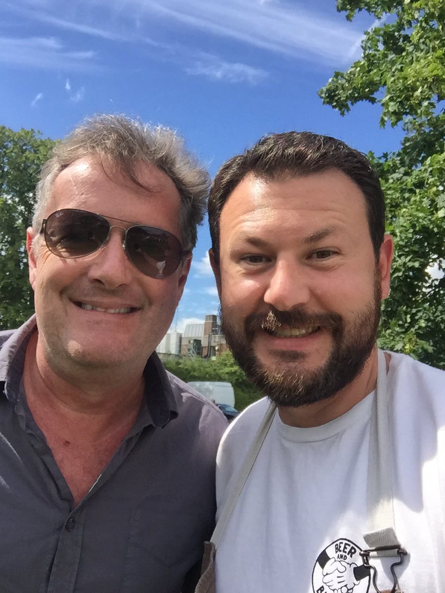 ta_bars's tweet image. Me looking tired @piersmorgan looking cool. See you at the bar for a G and T.