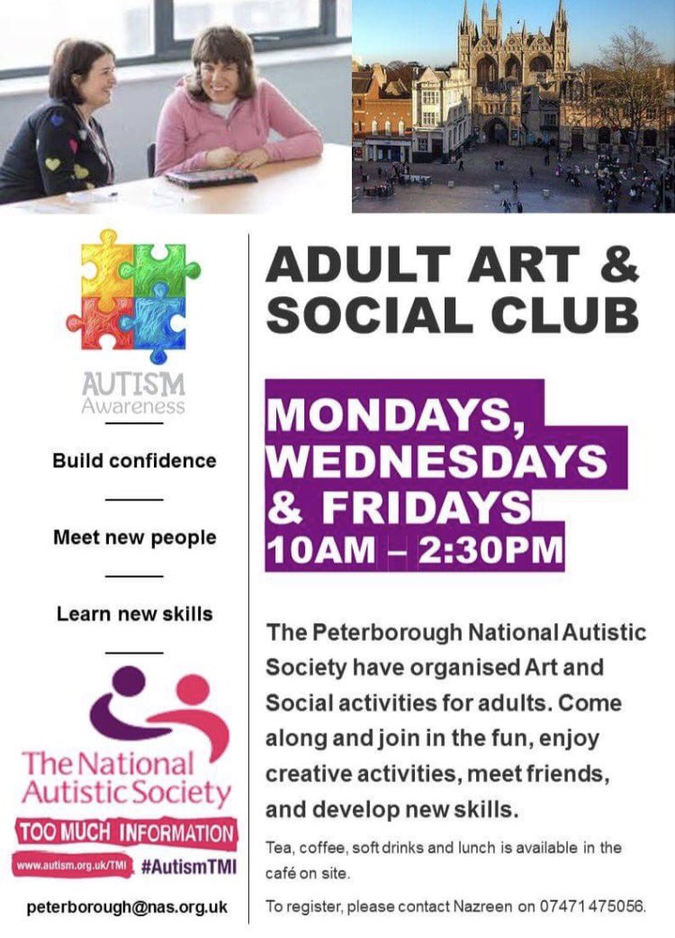 PastonFarmCF's tweet photo. New arts and crafts group from mid August #Autism #Peterborough #Paston https://t.co/1gZtX6j2SV